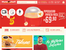 Tablet Screenshot of mundocheff.com.br
